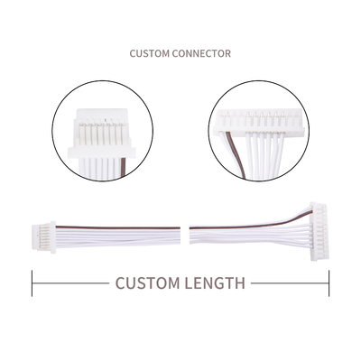 JST Lvds Cable Conector SHR-08V-S-B Or SSH-003T-P0.2-H TO Molex 51021-1000 PVC